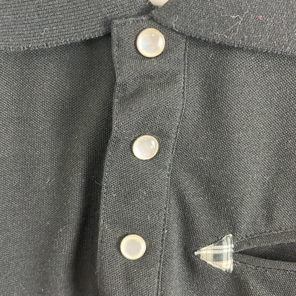 Lululemon Men’s Black Polo Golf Shirt w/ Pearl Buttons - Picture 4 of 7
